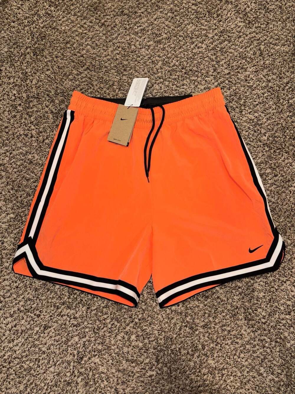Nike DNA Dri-FIT Men's Basketball Shorts in Orange